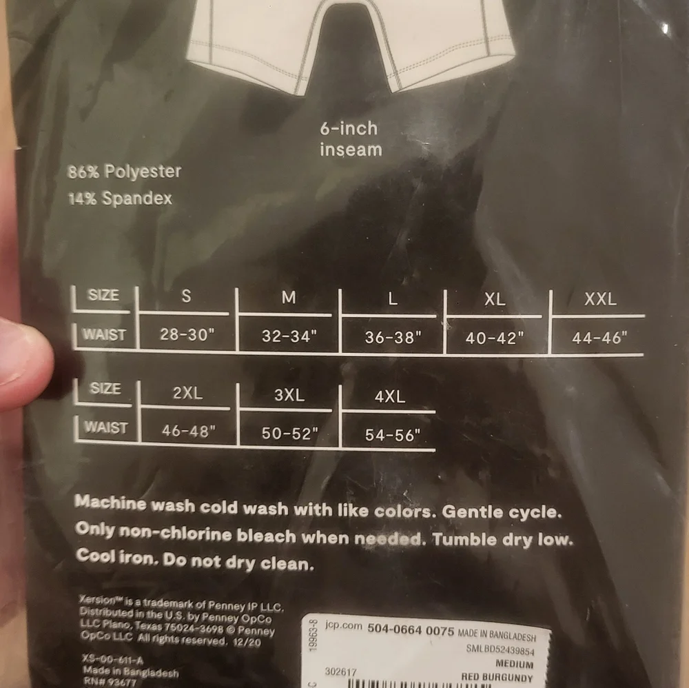 NWT Xersion EverAir Mesh Boxer Briefs - Size M Black, Red, Orange 3pair